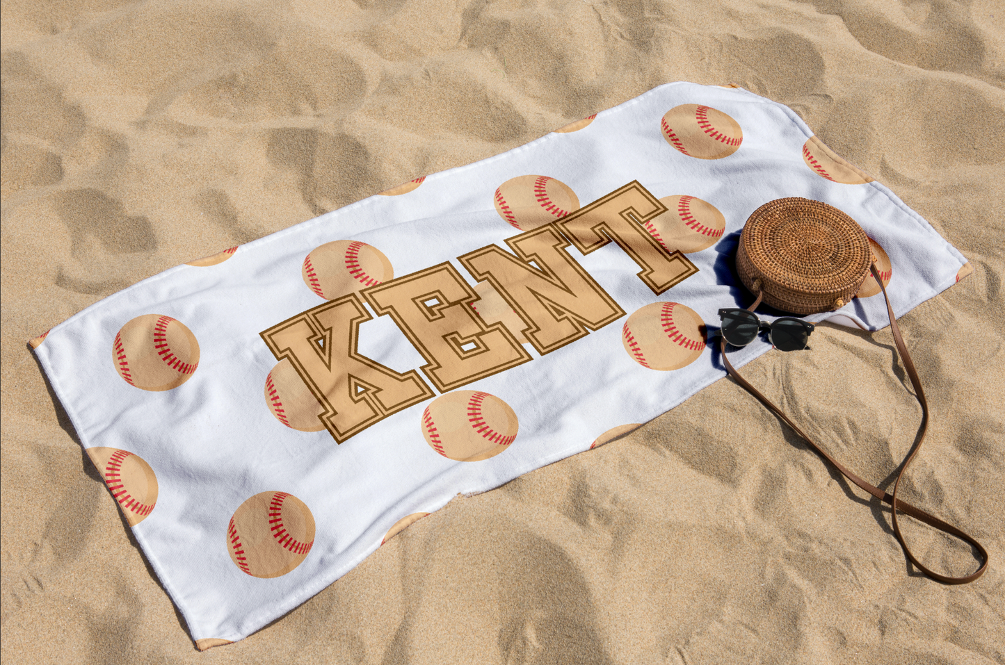 Court Legend Custom Name Towels T21