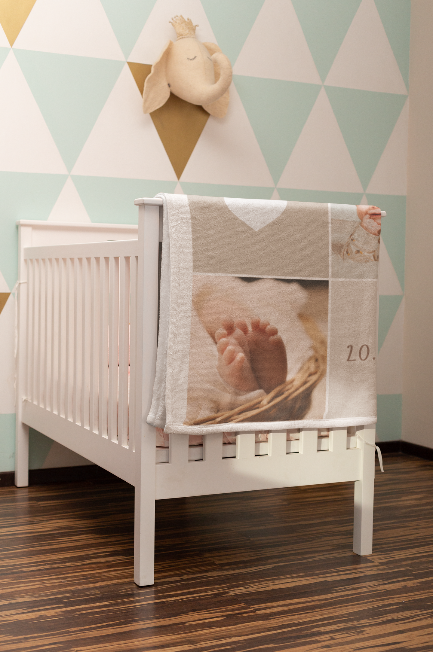 Custom Baby Photo Blanket B04