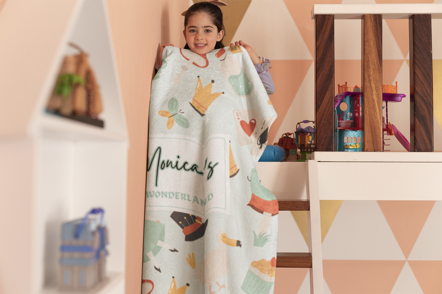 Enchanted Tale Custom Name Blanket B16