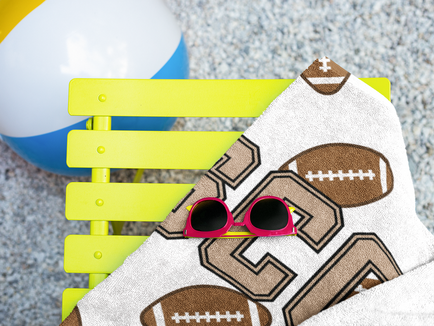 Court Legend Custom Name Towels T22