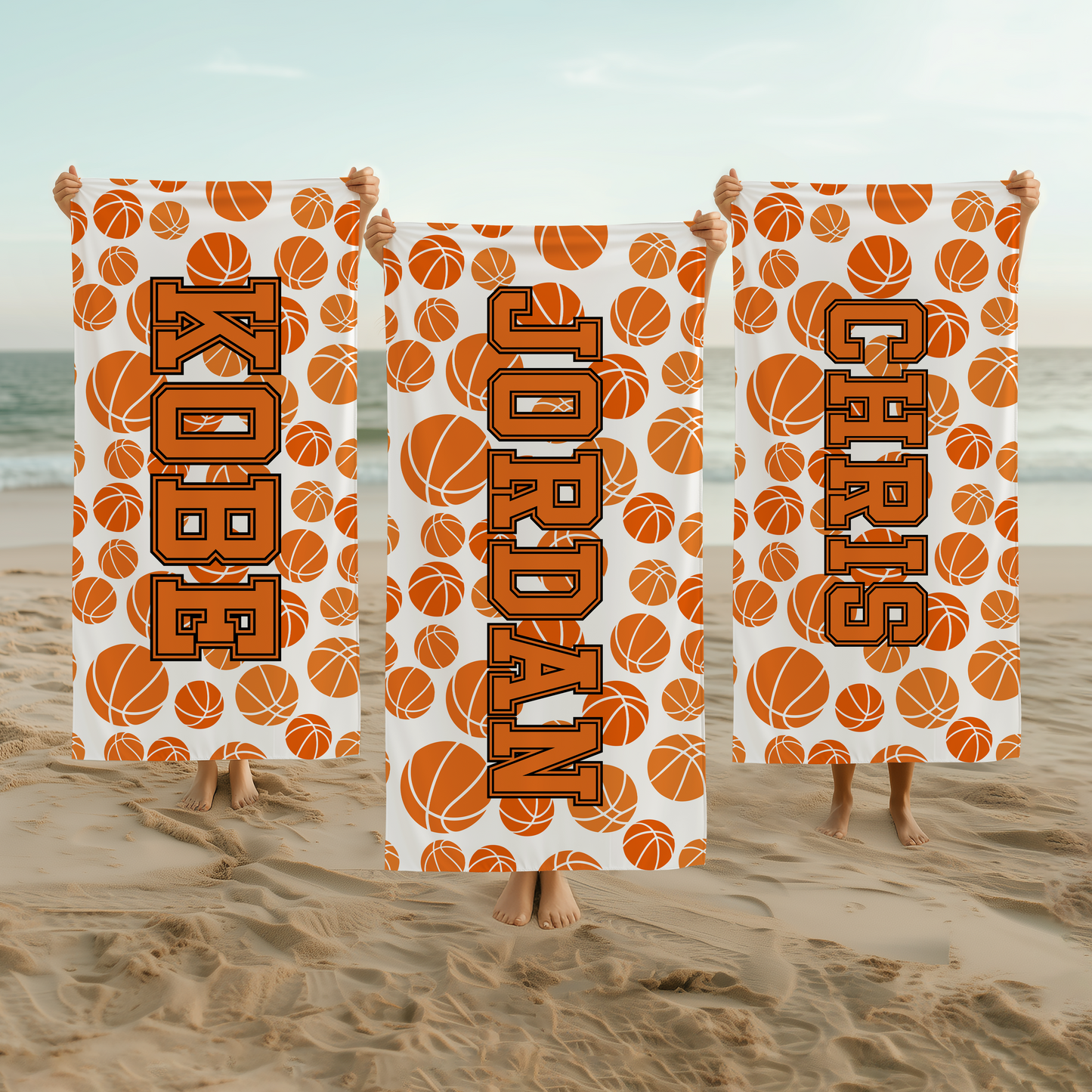 Court Legend Custom Name Towels T24