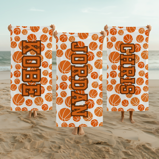 Court Legend Custom Name Towels T24