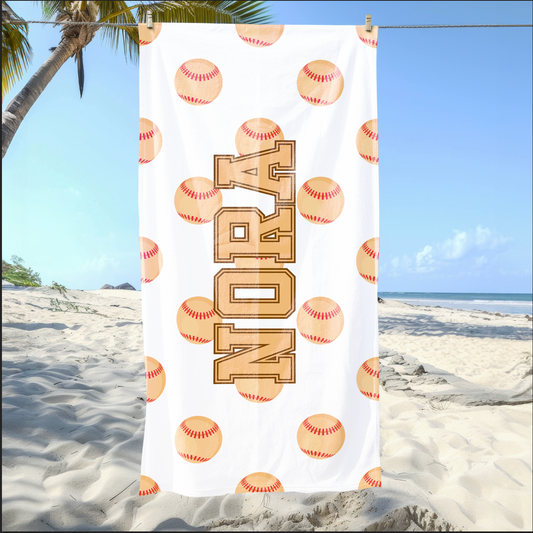 Court Legend Custom Name Towels T21