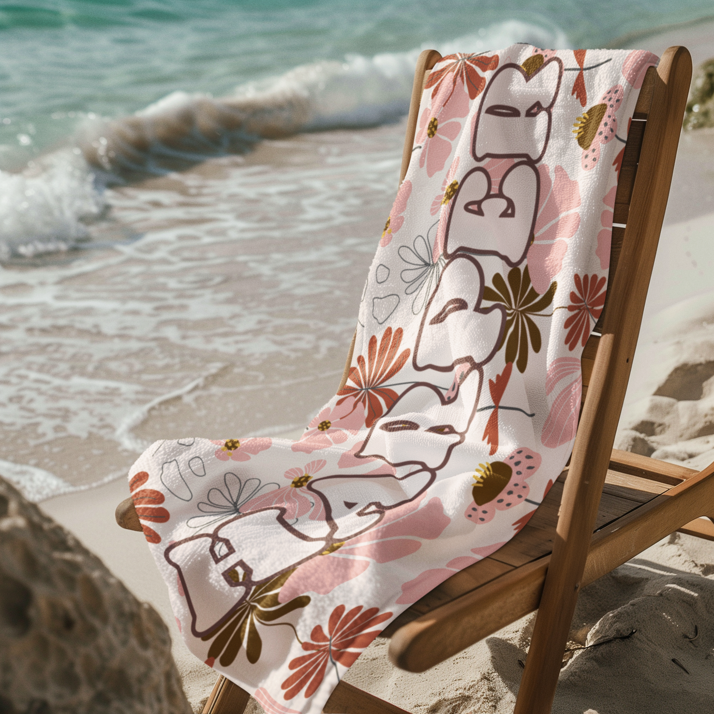 Sweet Botanica Custom Name Towel T07