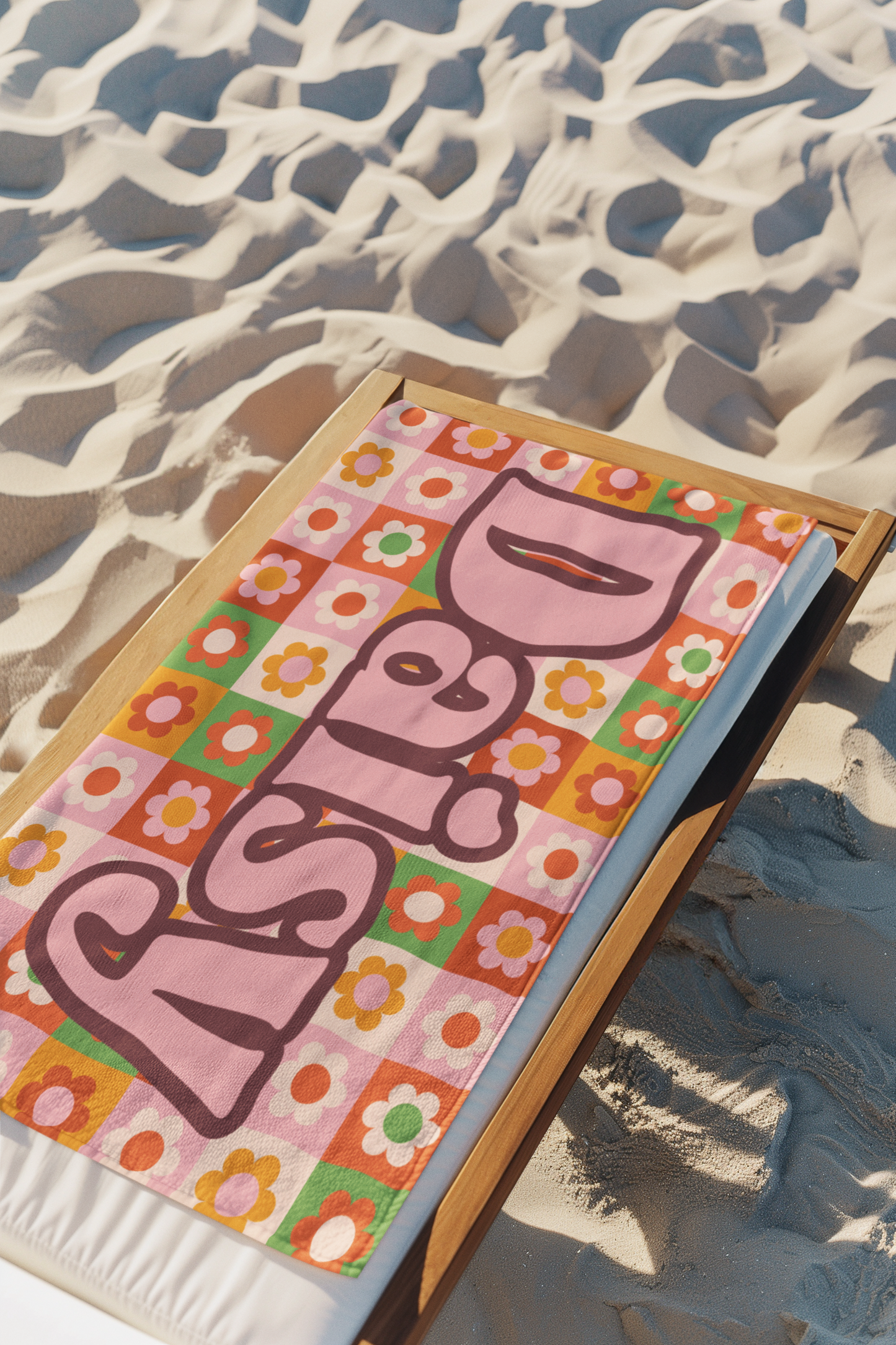 Daisy Vibes Custom Name Towel T15