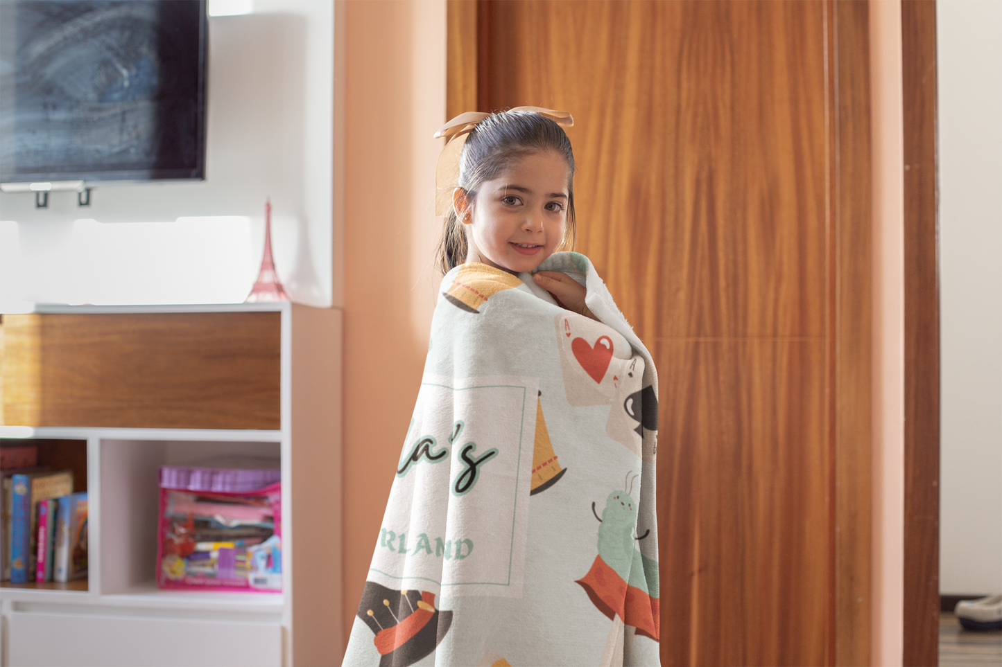 Enchanted Tale Custom Name Blanket B16